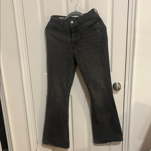 Levi's Dark Gray Flare Jeans - Picture 4 of 8